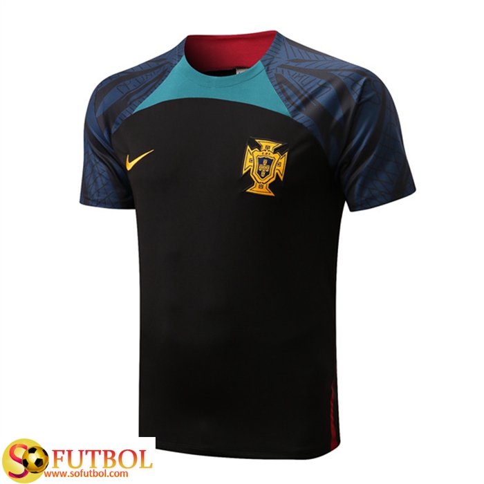 Camiseta Entrenamiento Portugal Negro 2022/2023