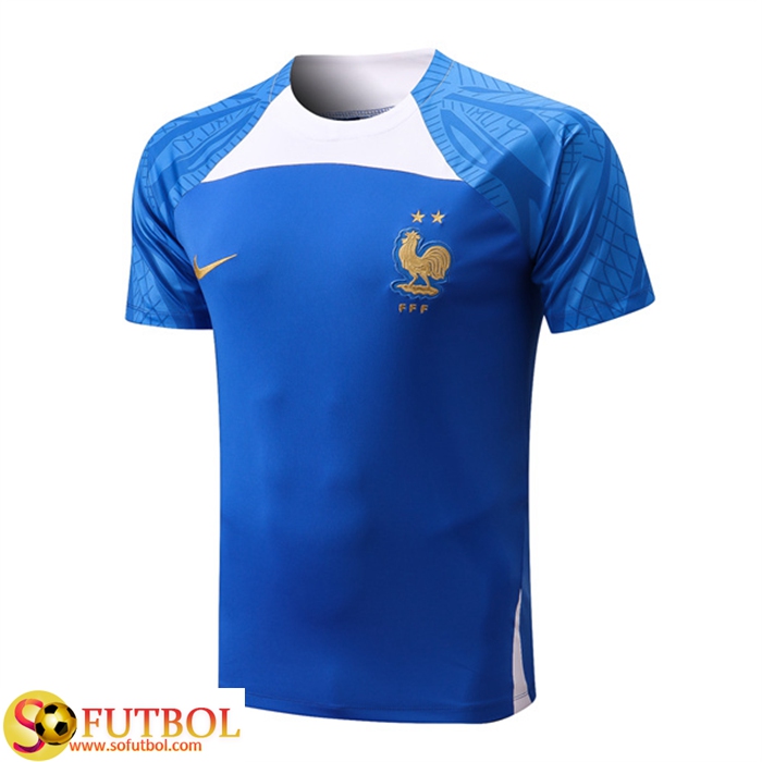 Camiseta Entrenamiento Francia Azul 2022/2023