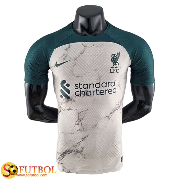 Camisetas De Futbol FC Liverpool Special Edition Blanco/Verde 2022/2023