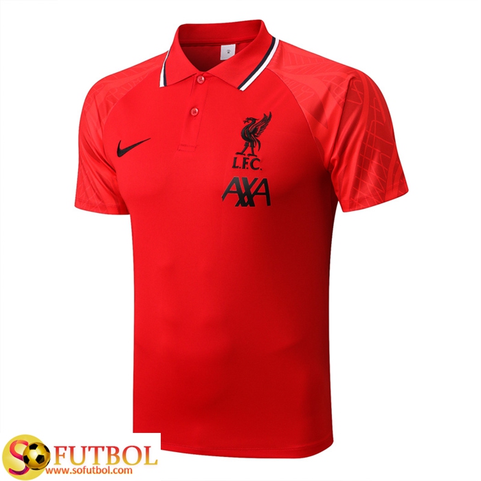Camiseta Polo FC Liverpool Rojo 2022/2023