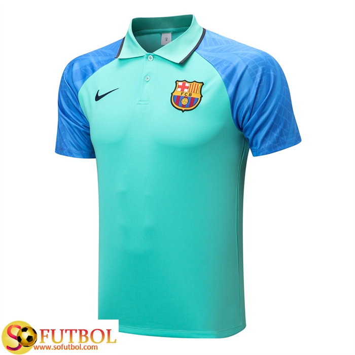 Camiseta Polo FC Barcelona Verde 2022/2023