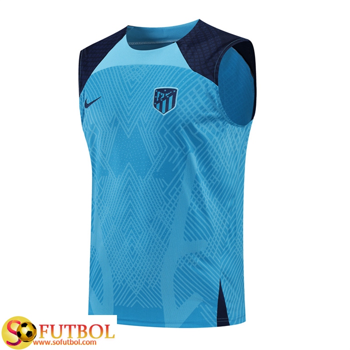 Camiseta Entrenamiento sin mangas Atletico Madrid Azul 2022/2023