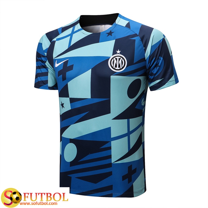 Camiseta Entrenamiento Inter Milan Azul/Verde 2022/2023