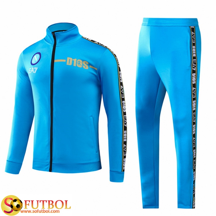 Nuevas Chandal Equipos De Futbol - Chaqueta SSC Napoli 2022/2023 Baratas