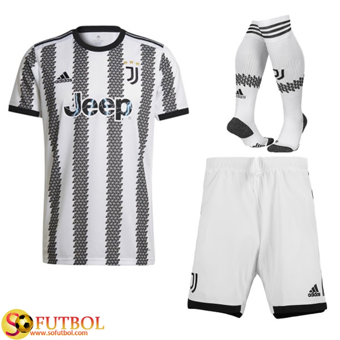 Camisetas De Futbol Juventus Primera (Cortos + Calcetines) 2022/2023