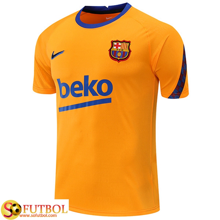 Camiseta Entrenamiento FC Barcelona Amarillo 2022/2023