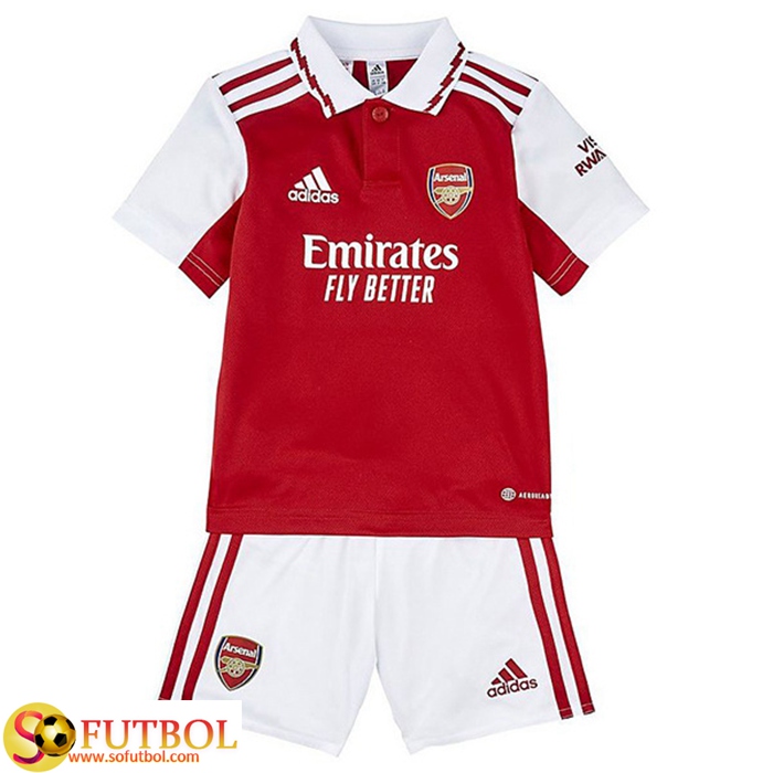 Nueva Camisetas De Futbol Arsenal Ninos Primera 2022/2023