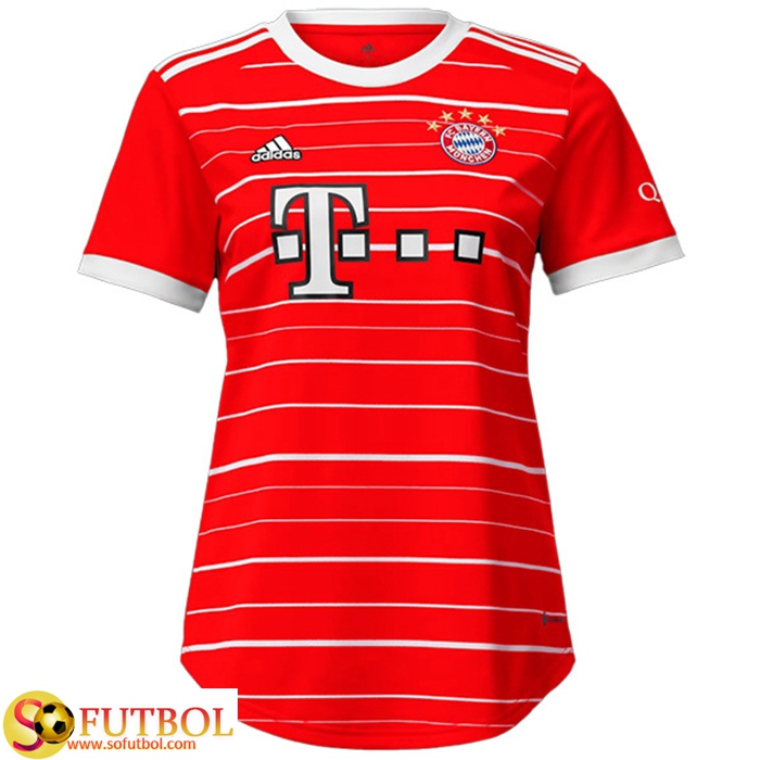 Camisetas De Futbol Bayern Munich Mujer Primera 2022/2023