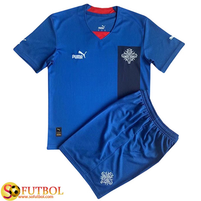 Camisetas De Futbol Islandia Ninos Primera 2022/2023