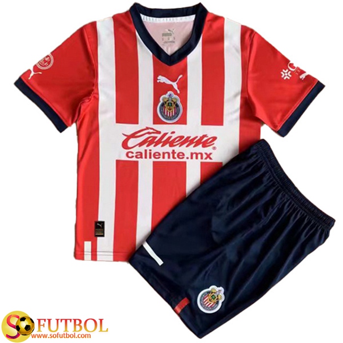 Camisetas De Futbol CD Guadalajara Ninos Primera 2022/2023