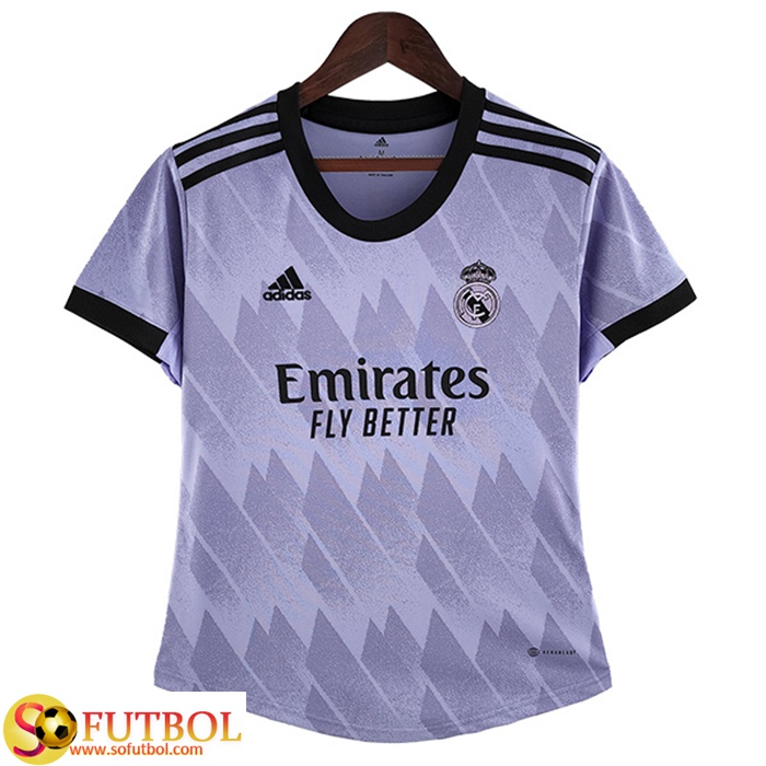 Camisetas De Futbol Real Madrid Mujer Segunda 2022/2023