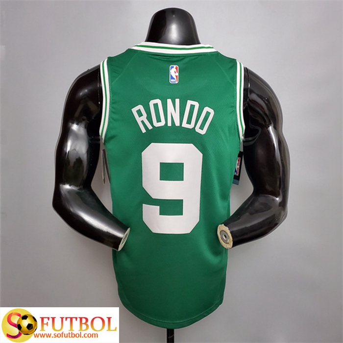 De Camisetas Boston Celtics (Rondo #9) Verde