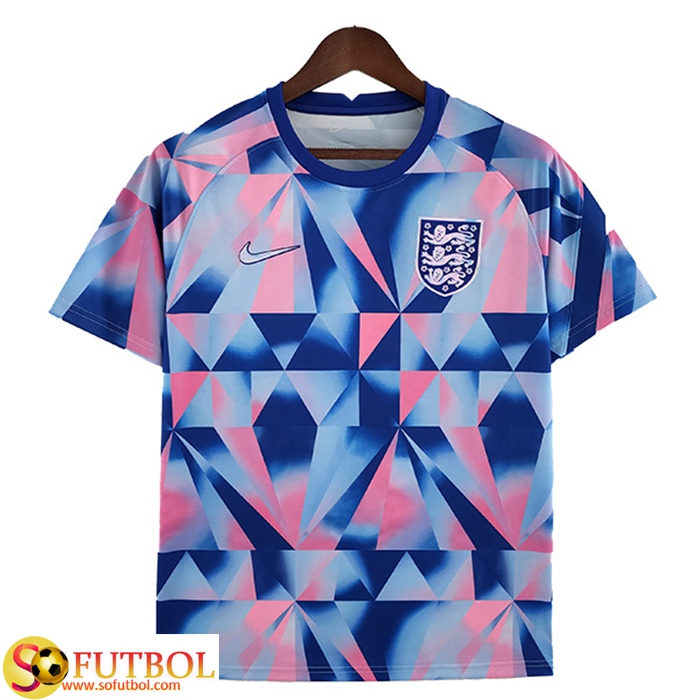 Camiseta Entrenamiento Inglaterra Azul/Rosa 2022/2023