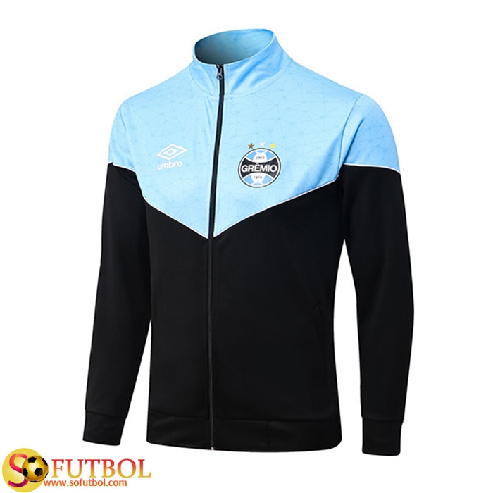 Chaquetas Futbol Gremio Azul/Negro 2022/2023 Chaquetas Futbol Gremio Azul/Negro 2022/2023