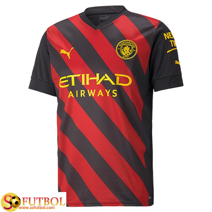 Nueva Camisetas De Futbol Manchester City Segunda 2022/2023