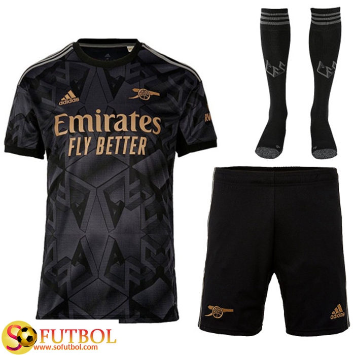 Camisetas De Futbol Arsenal Segunda (Cortos + Calcetines) 2022/2023