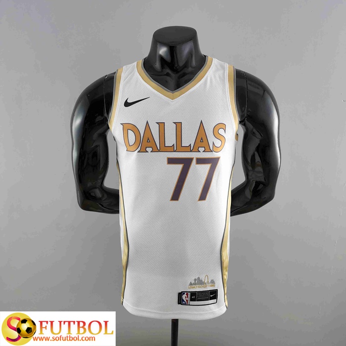 atractivo reputación Parte Modelos De Camisetas Dallas Mavericks (DONCIC #77) 2020 Blanco City Edition  Baratas