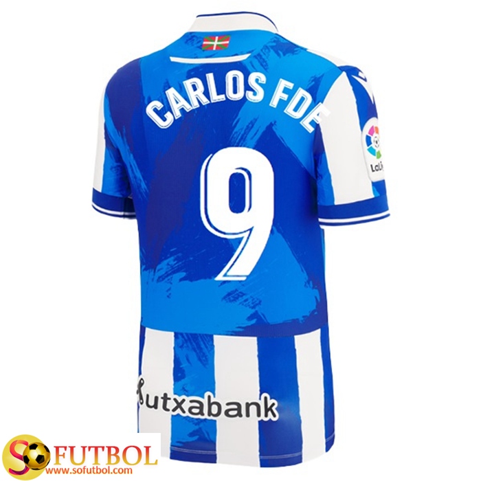 Camisetas De Futbol Real Sociedad (CARLOS FDEZ #9) 2022/23 Primera