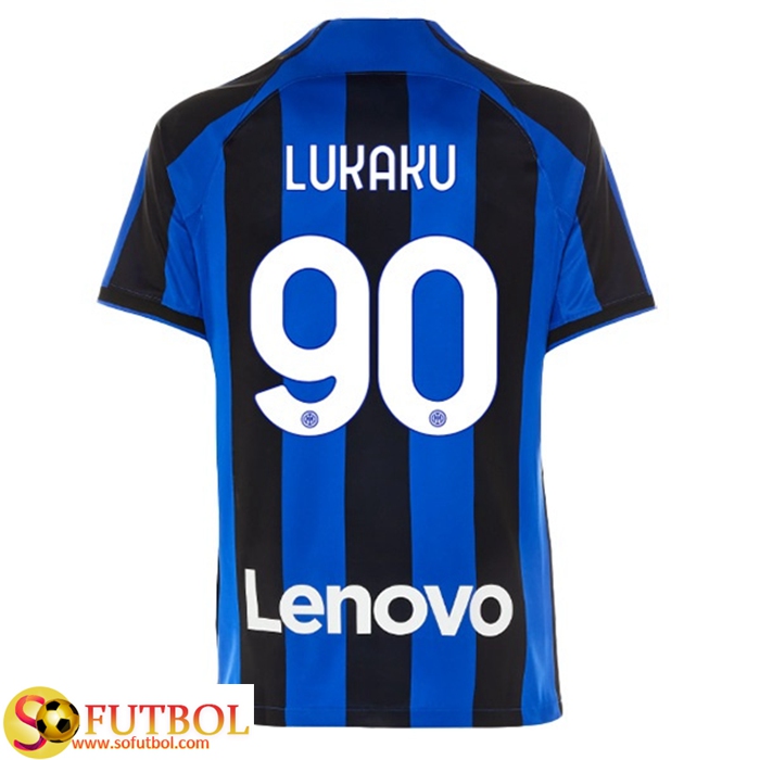 Camisetas De Futbol Inter Milan (LUKAKU #90) 2022/23 Primera