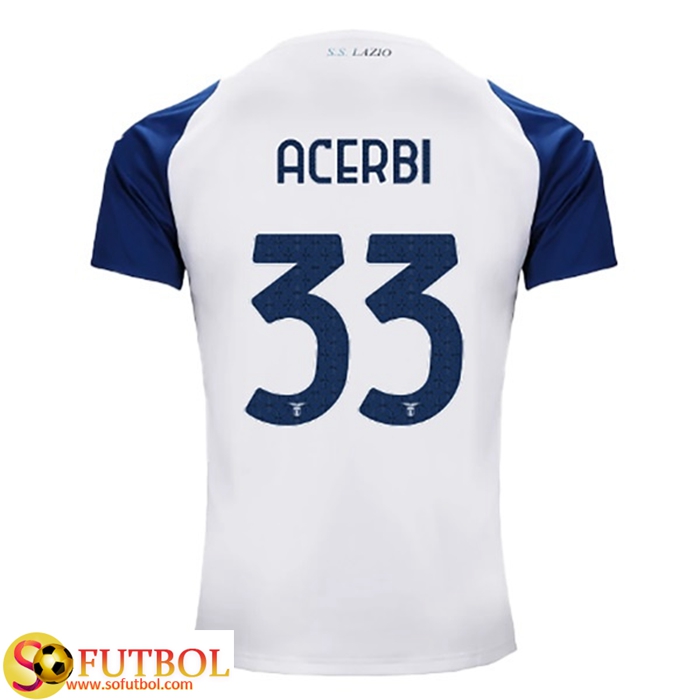 Camisetas De Futbol SS Lazio (ACERBI #33) 2022/23 Tercera