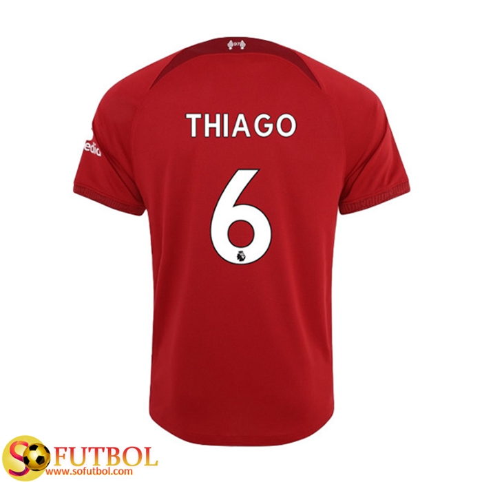 Camisetas De Futbol Liverpool (THIAGO #6) 2022/23 Primera