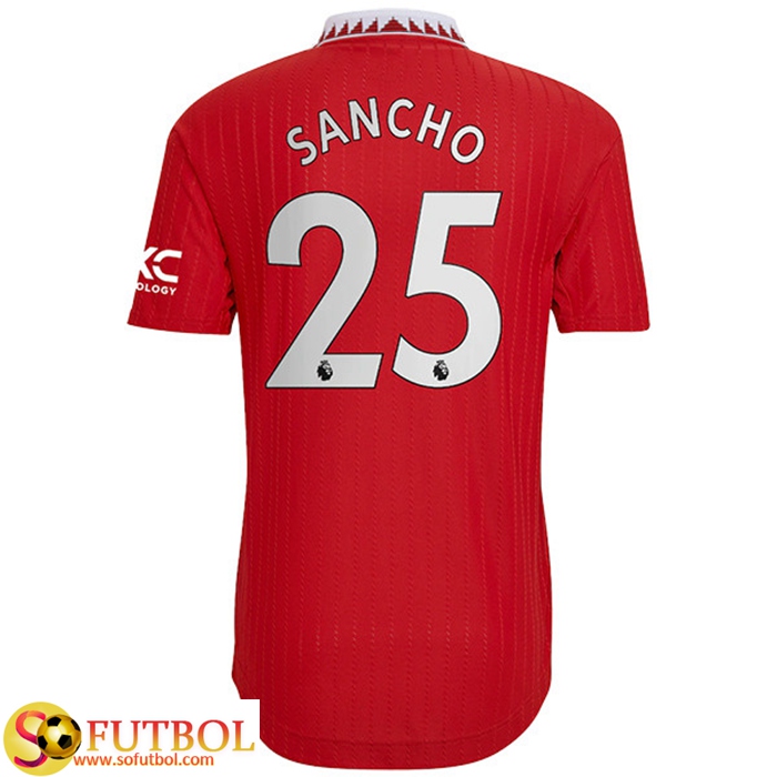 Camisetas De Futbol Manchester United (SANCHO #25) 2022/23 Primera