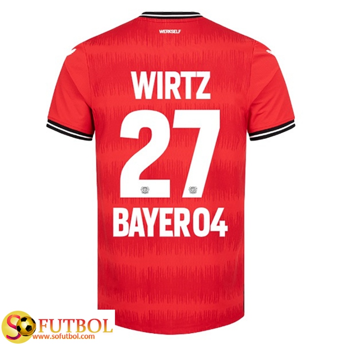 Camisetas De Futbol Leverkusen (WIRTZ #27) 2022/23 Primera
