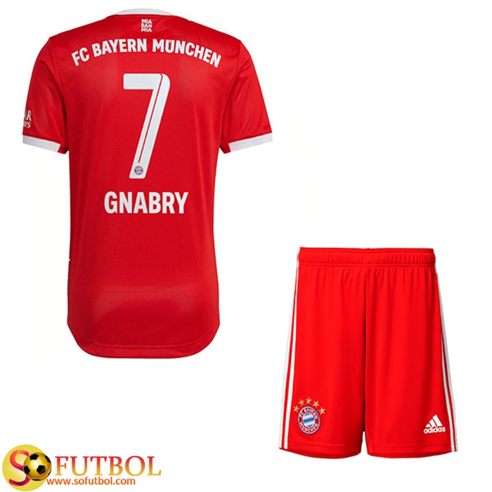 Camisetas De Futbol Bayern Munich (GNABRY #7) Ninos Primera 2022/23