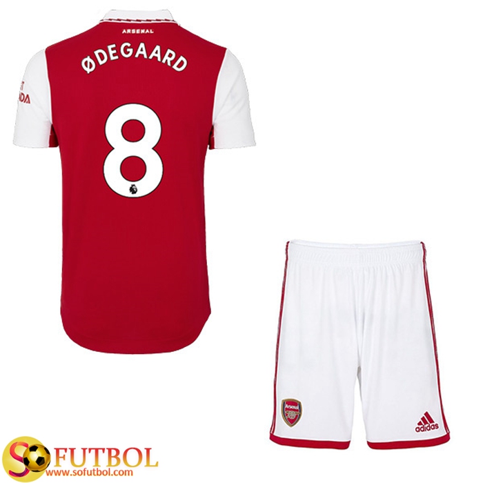 Camisetas De Futbol Arsenal (ODEGAARD #8) Ninos Primera 2022/23