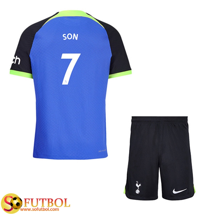 Camisetas De Futbol Tottenham Hotspur (SON #7) Ninos Segunda 2022/23