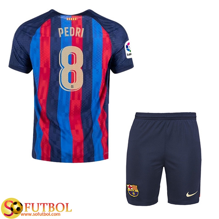 Camisetas De Futbol FC Barcelona (PEDRI #8) Ninos Primera 2022/23
