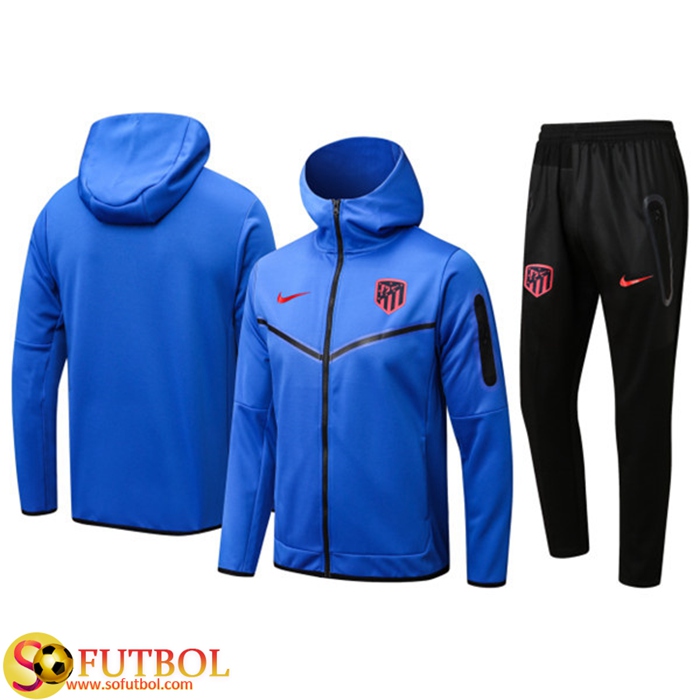 Como Crear Chaqueta Con Chandal Atletico Madrid Azul 2022/2023 Baratas