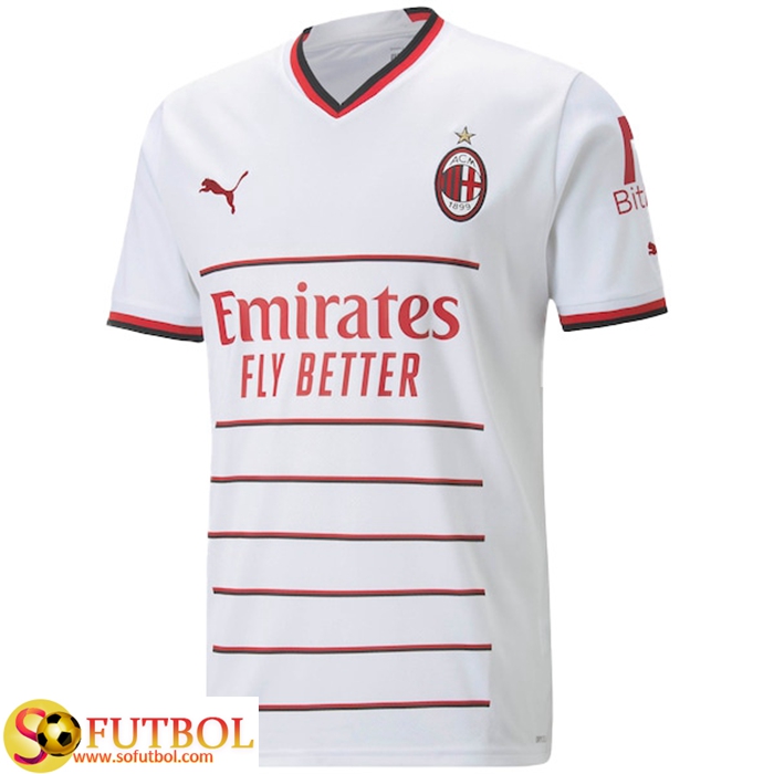 Nueva Camisetas De Futbol AC Milan Segunda 2022/2023