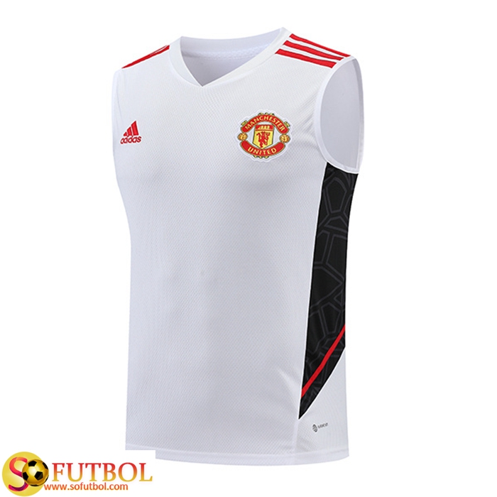 Chandal del Manchester United 2022-2023 Sin Mangas Rojo
