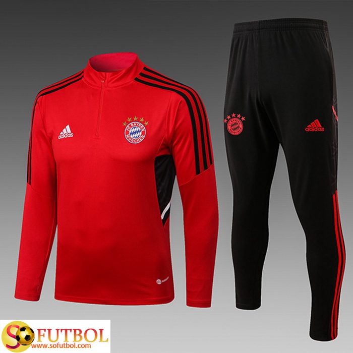 Chandal de Sudadera del Bayern Munich 2022-2023 Rojo