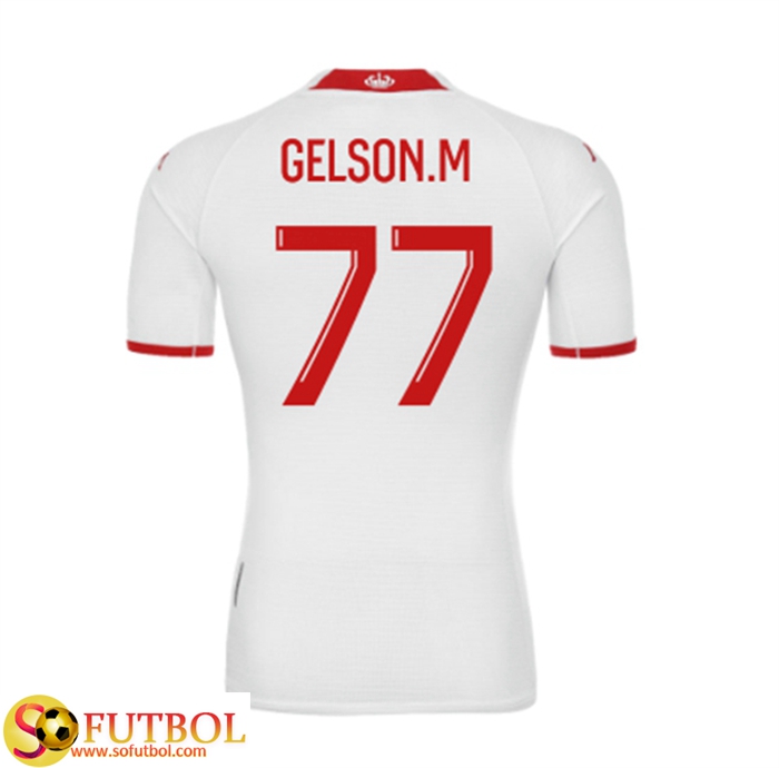 Camisetas De Futbol AS Monaco (GELSON.M #77) 2022/2023 Primera
