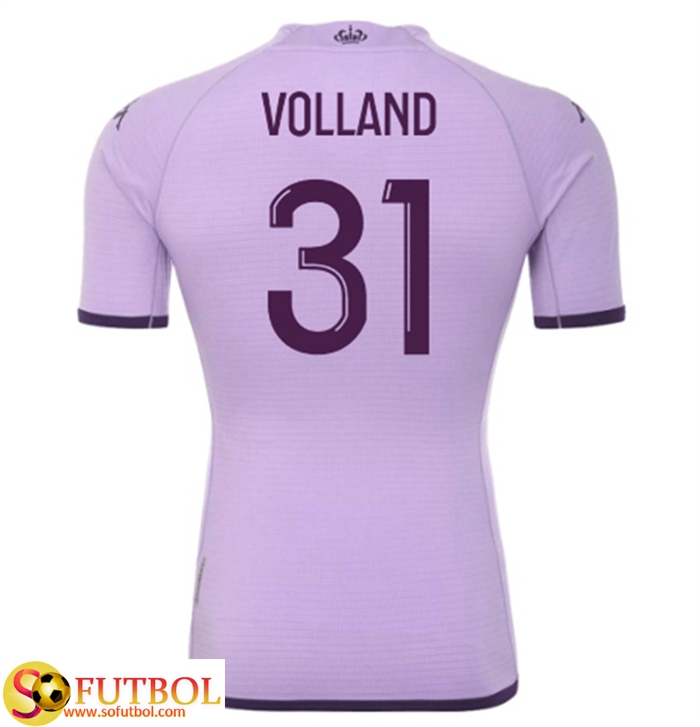 Camisetas De Futbol AS Monaco (VOLLAND #31) 2022/2023 Tercera