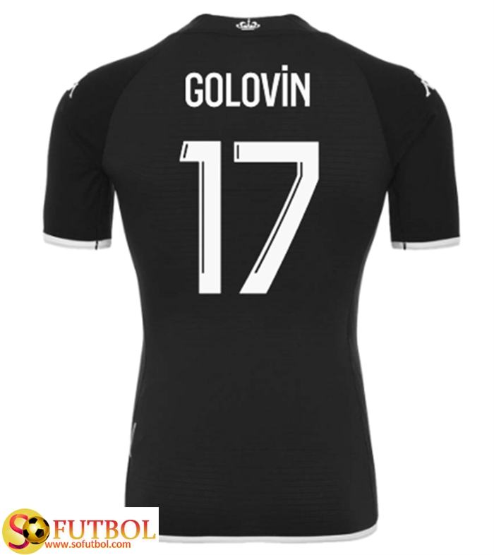 Camisetas De Futbol AS Monaco (GOLOVIN #17) 2022/2023 Segunda
