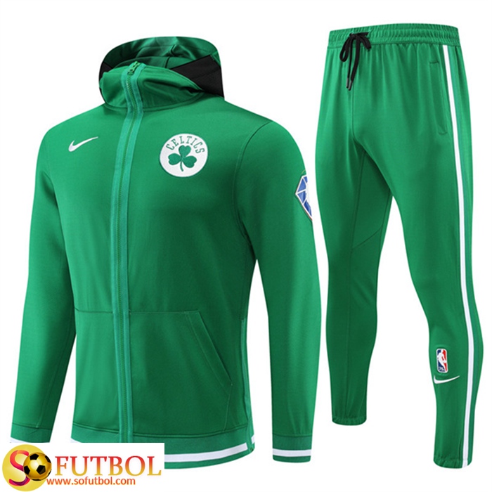 Como Crear Chandal Equipos De Boston Celtics Verde 2022 Baratas