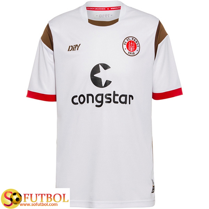 Replica Nueva Camisetas Futbol St Pauli Segunda Baratas