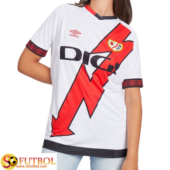 Modelos De Nueva Camisetas De Futbol Rayo Vallecano Primera 2022 2023 Baratas
