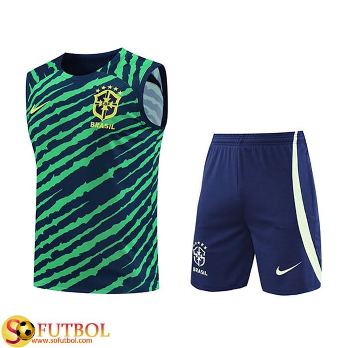 Camiseta de Entrenamiento Brasil 2022-2023 Verde