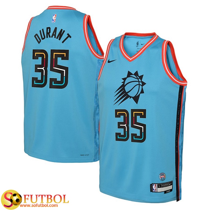 Replicas De Camisetas Phoenix Suns (DURANT #35) 2023/23 Azul ...