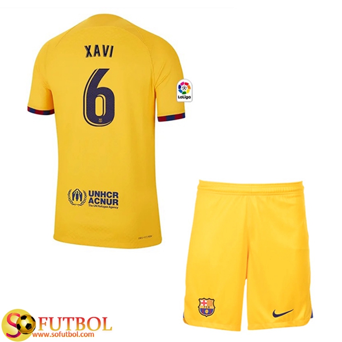 Camiseta Gavi 6 Barcelona 2023/2024 Primera Equipación Niño Kit -  Camisetasdefutbolshop