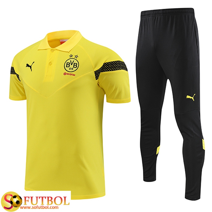 Camiseta Polo del Borussia Dortmund 2022-2023 Blanco