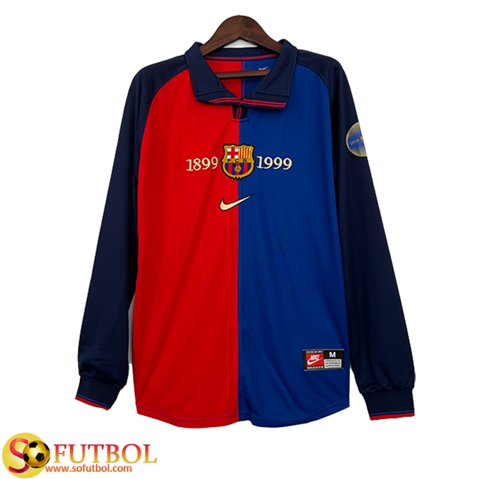 Las Mejores Camisetas De Futbol FC Barcelona Primera Manga Larga 100th  Anniversary Baratas