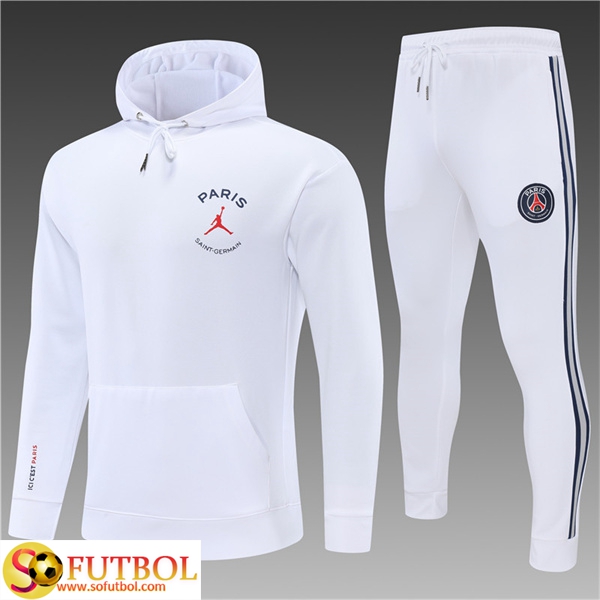 El uno al otro retrasar Instantáneamente Juegos De Chaqueta Con Capucha Chandal Jordan PSG Ninos Blanco 2022/2023  Baratas