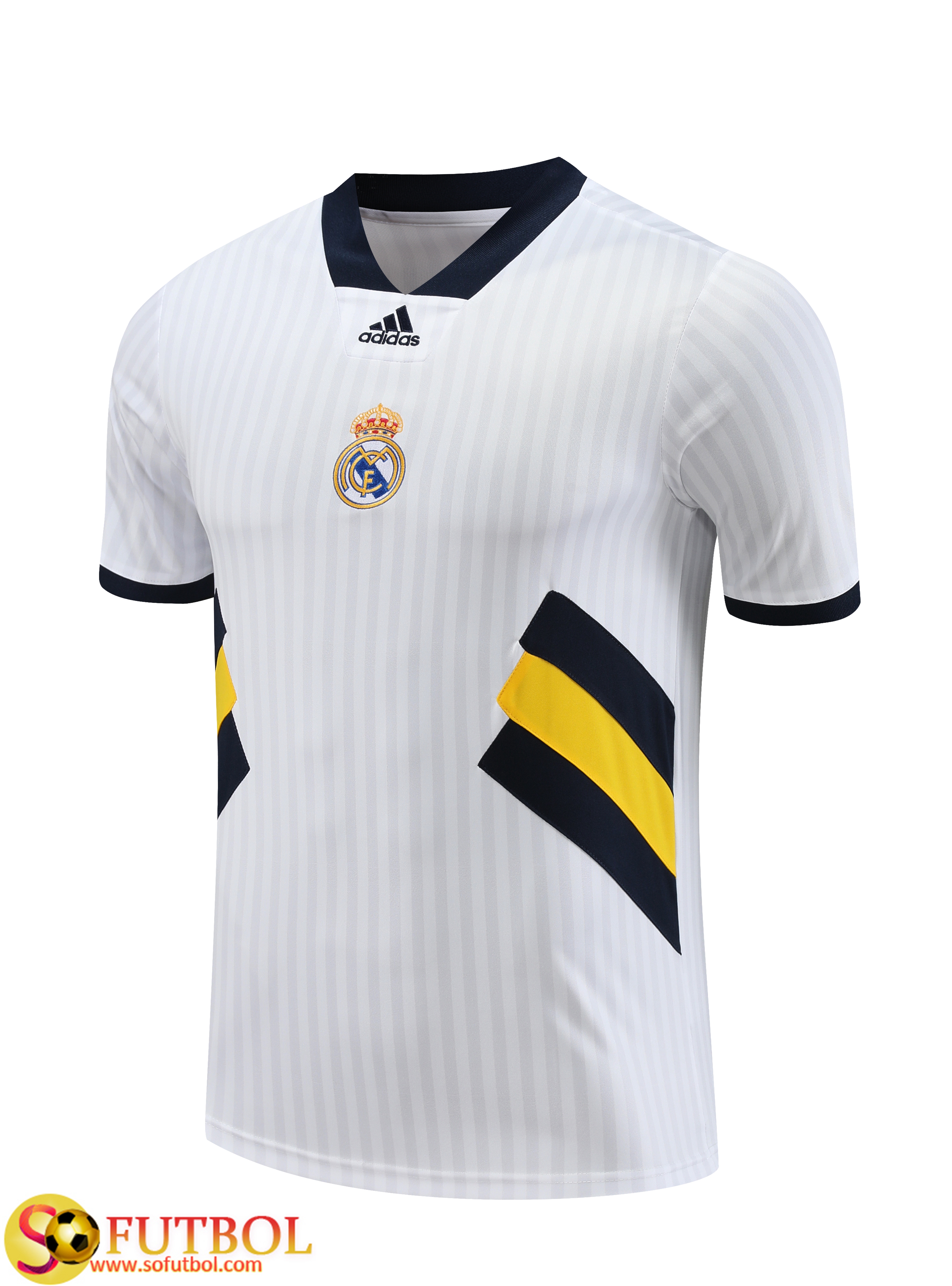 Camiseta Entrenamiento Real Madrid Blanco 2023/2024 -03 Baratas