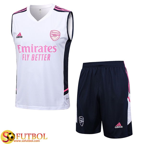 Camiseta de Entrenamiento Arsenal 2023-2024 Blanco