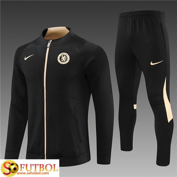 Numeros Para Chandal Equipos De Futbol - Chaqueta FC Chelsea Ninos Negro  2023/2024 Baratas